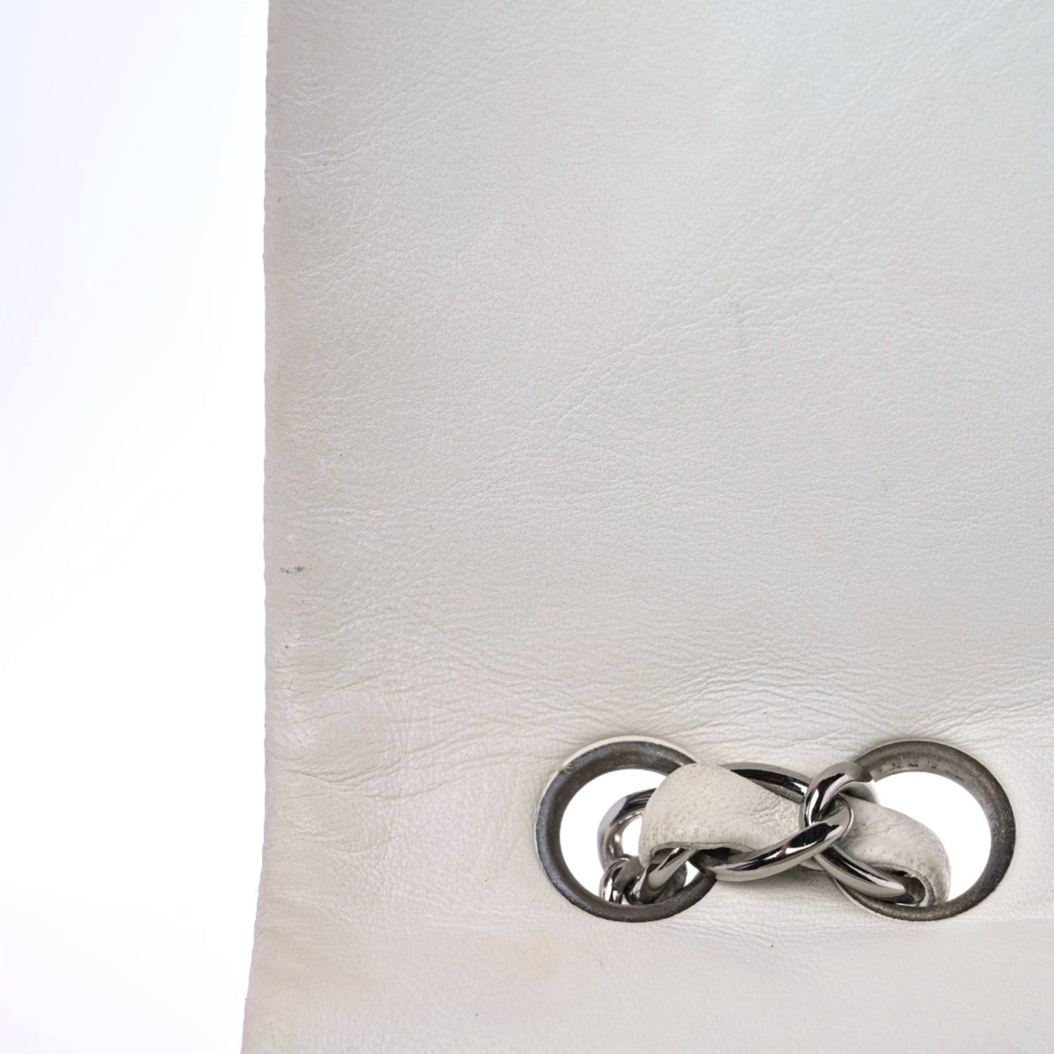 Chanel Lambskin Quilted Jumbo Single Flap White 21 of 24