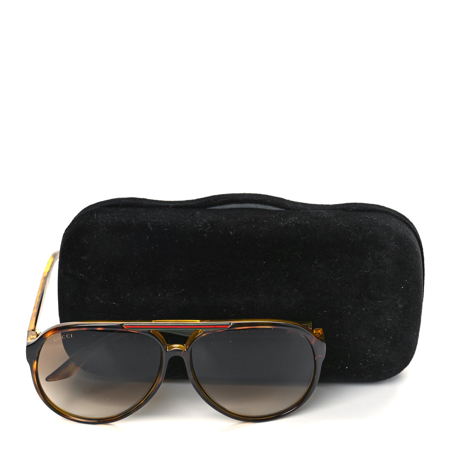 Gucci Acetate Aviator Sunglasses GG 1627/S Tortoise 7 of 7