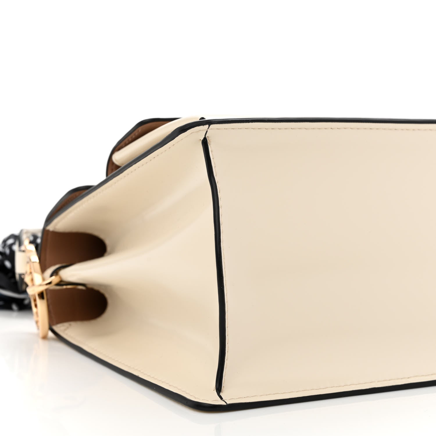 Marc Jacobs Shiny Calfskin Uptown Shoulder Bag White 9 of 10