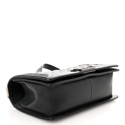 Chanel Caviar Quilted Medium Boy Flap Black 4 of 10