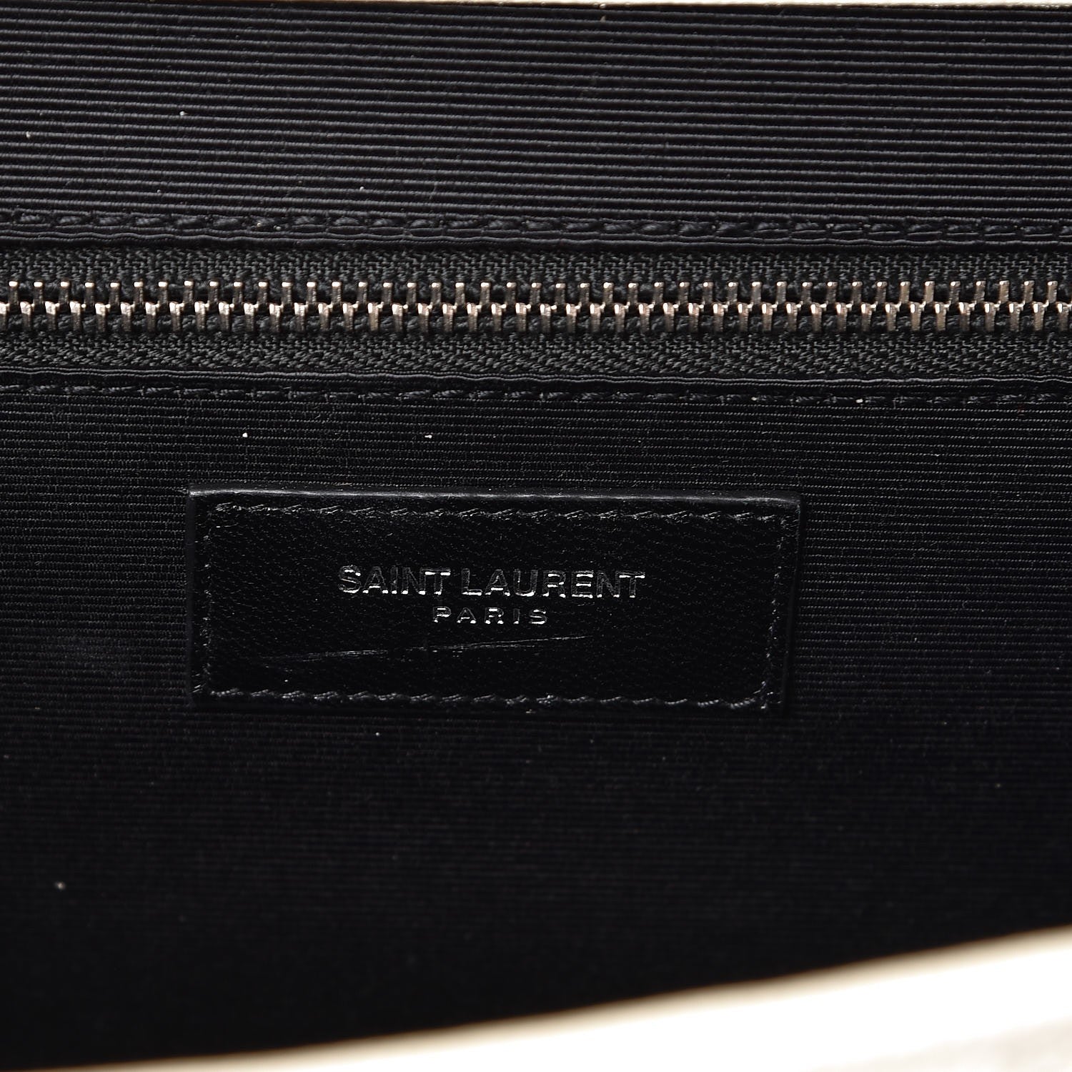 Saint Laurent Grain De Poudre Large Tri-Quilt Monogram Satchel Porcellana 8 of 9