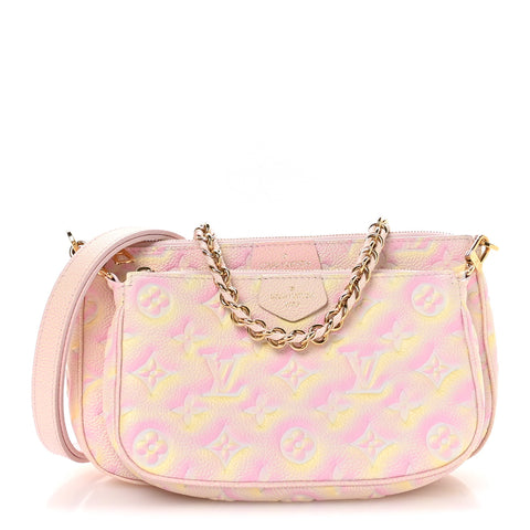 Empreinte Monogram Summer Stardust Multi Pochette Accessories Pink