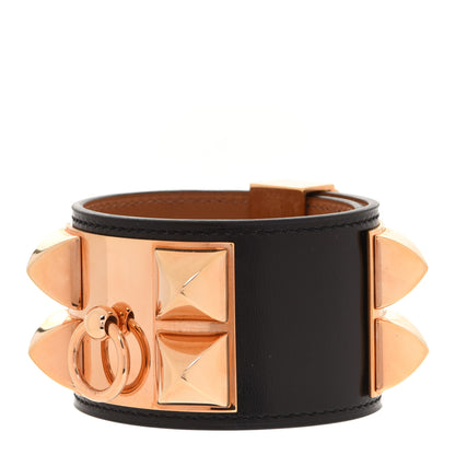 Hermes Box Collier de Chien CDC Bracelet T2 Black 1 of 7