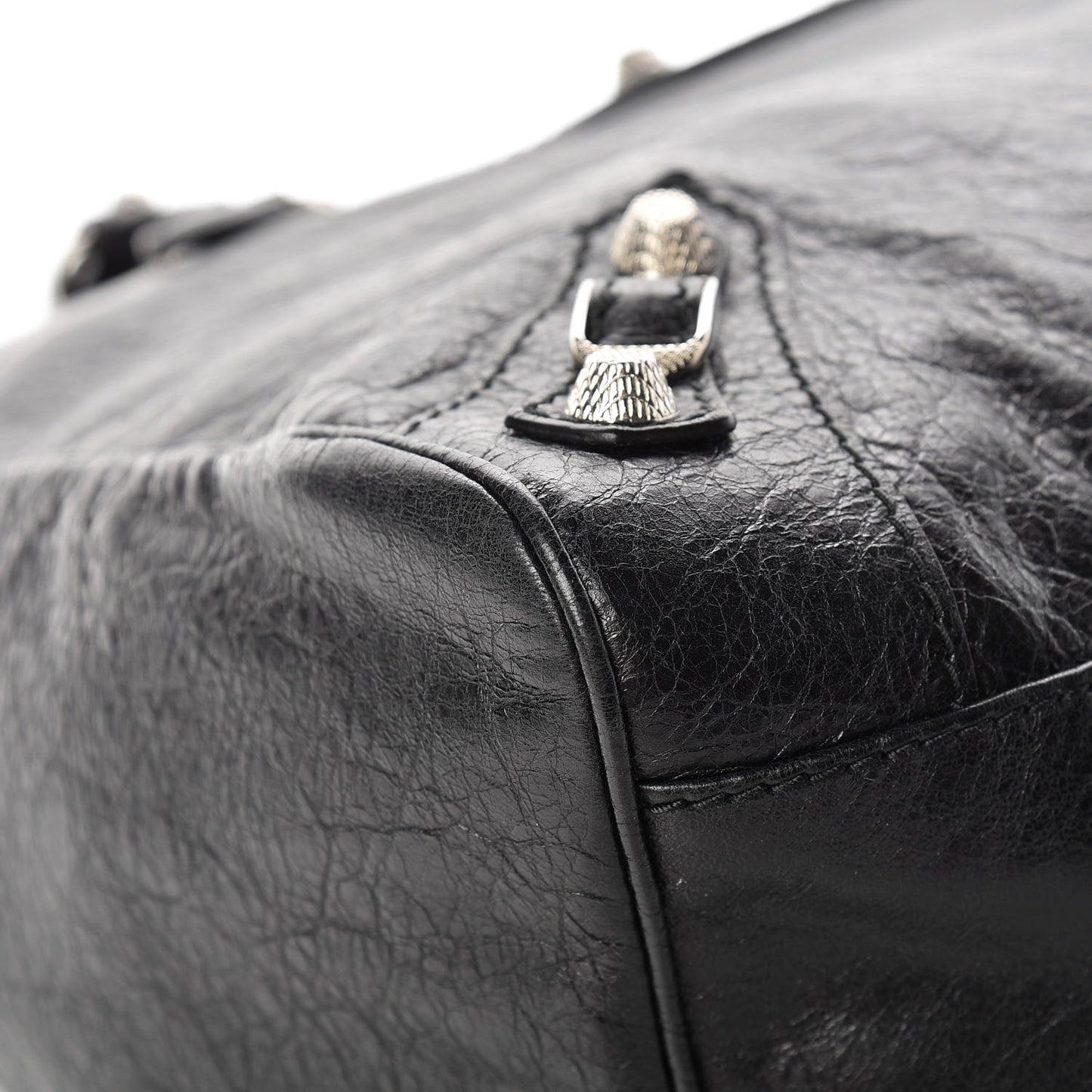 Agneau Giant 12 Silver Hardware Velo Black