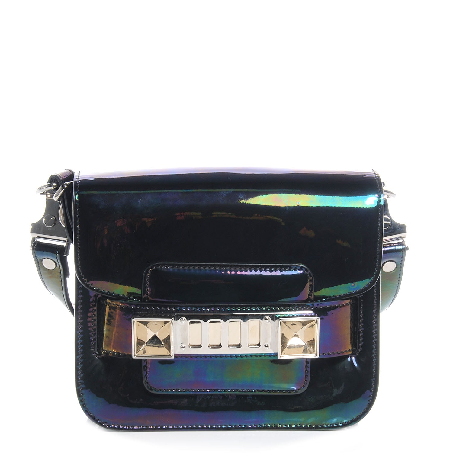 Proenza Schouler PS11 Tiny Holographic Oil Slick 1 of 7
