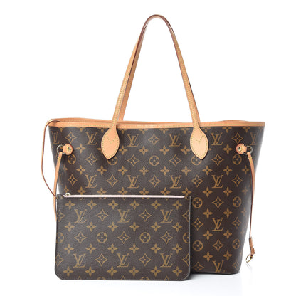 Louis Vuitton Monogram Neo Neverfull MM Rose Ballerine 1 of 12