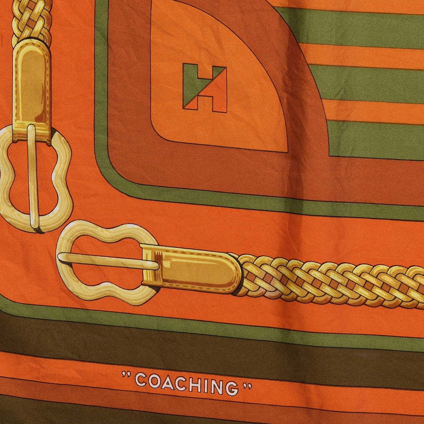 Silk Coaching Scarf 90