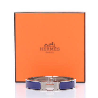 Hermes Enamel Narrow Clic Clac H Bracelet PM Purple 5 of 5