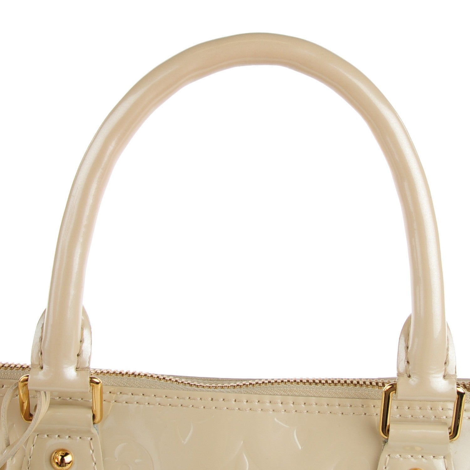 Louis Vuitton Vernis Alma MM Blanc Corail 8 of 8