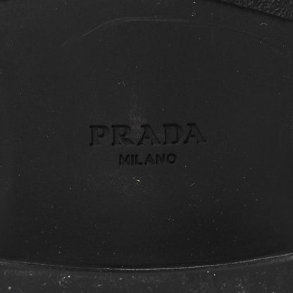 Prada Spazzolato Womens Mary Jane T Strap 40mm Loafers 39.5 White 8 of 9