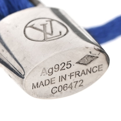 Louis Vuitton X UNICEF Sterling Silver Lockit Bracelet Blue 3 of 3