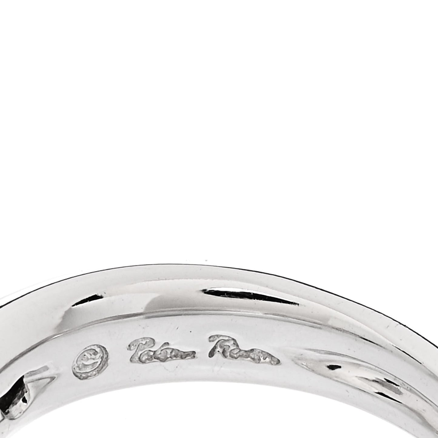 18K White Gold Diamond Paloma Picasso Tenderness Heart Ring 55 7.25