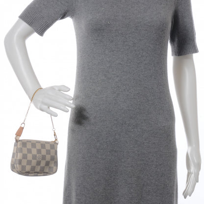 Louis Vuitton Damier Azur Mini Pochette Accessories 2 of 7