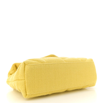 Saint Laurent Canvas Quilted Toy Loulou Puffer Monogram Chain Satchel Jaune Citron 4 of 11