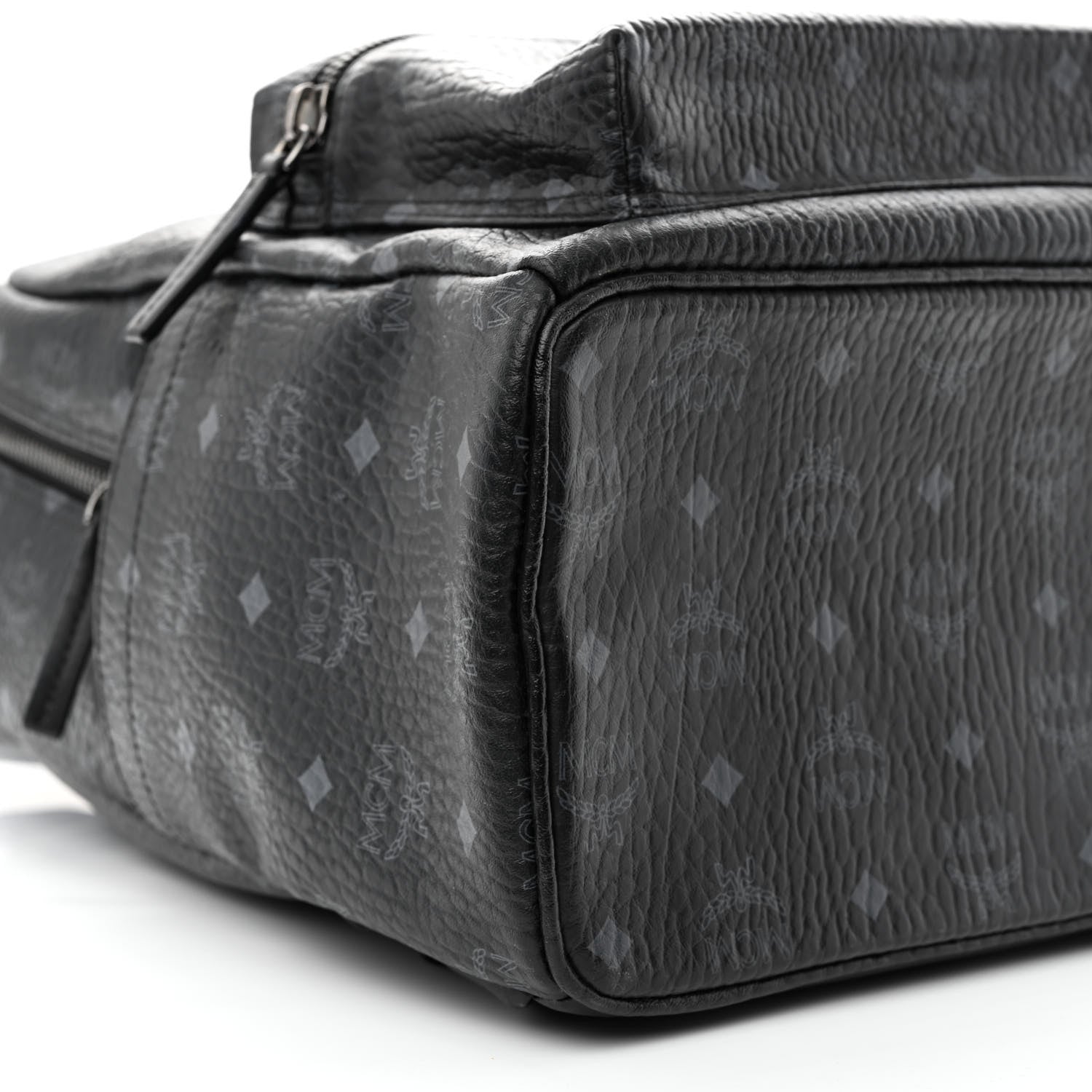 MCM Visetos Medium Stark Backpack Black 9 of 14