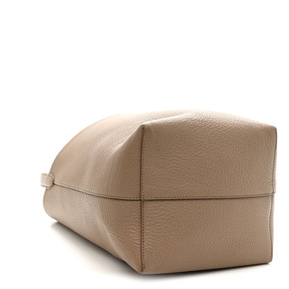The Row Grained Calfskin Medium N/S Park Tote Dark Taupe 4 of 9
