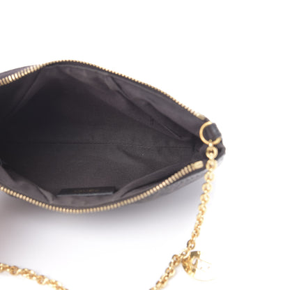 Fendi Zucchino Spalmati Forever Pochette Moro Black 5 of 10