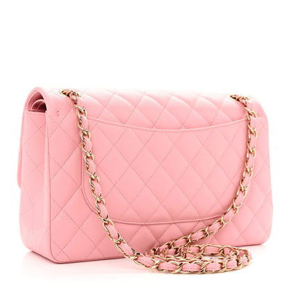 Chanel Caviar Quilted Jumbo Double Flap Pink 2 of 9