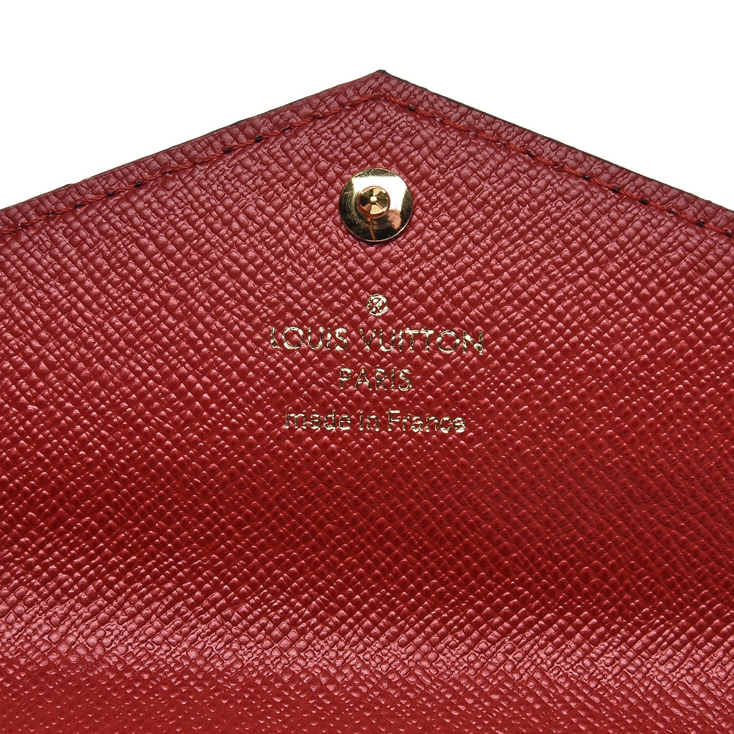 Monogram Daily Organizer Envelope Insert Red