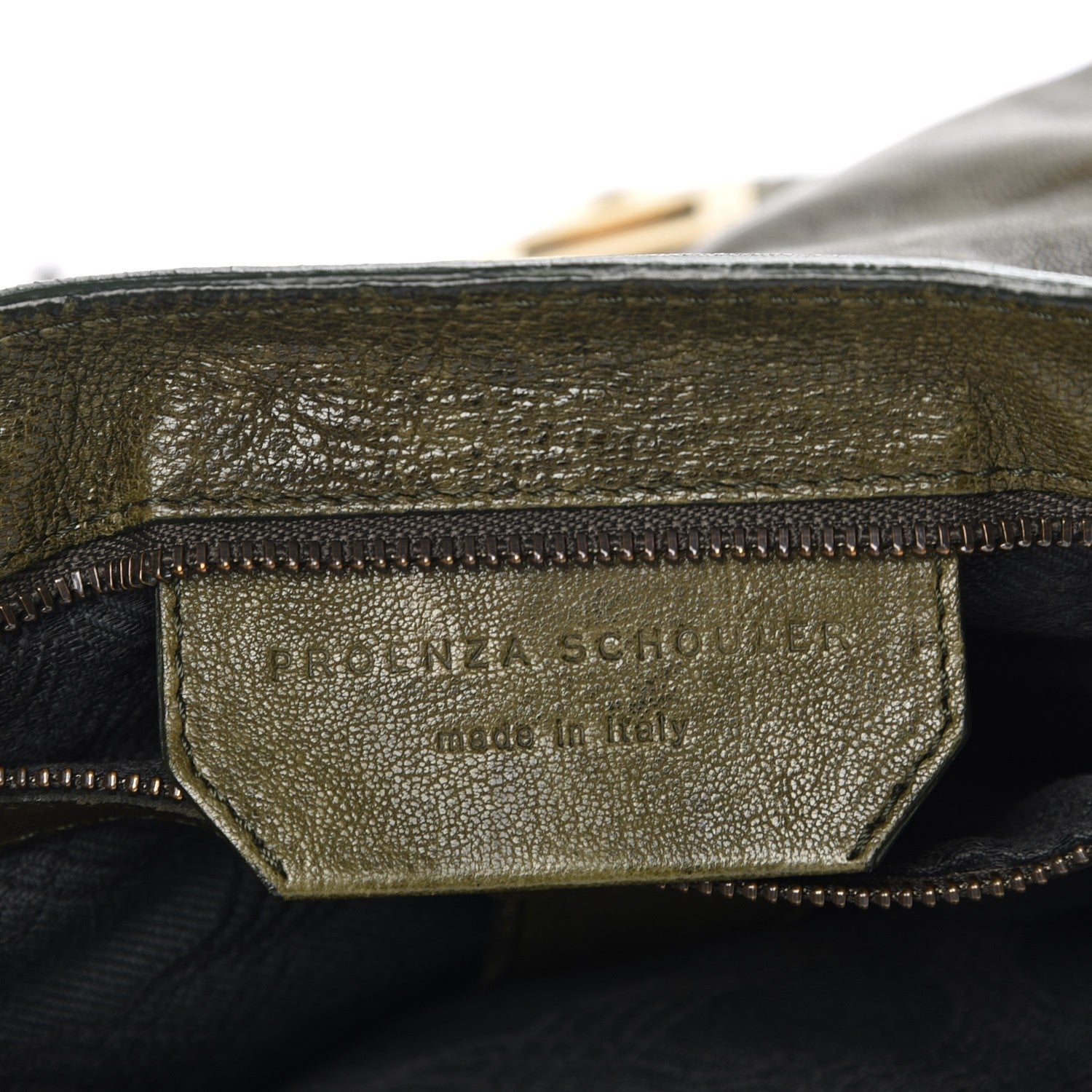 Proenza Schouler Lambskin Medium PS1 Satchel Military 6 of 10