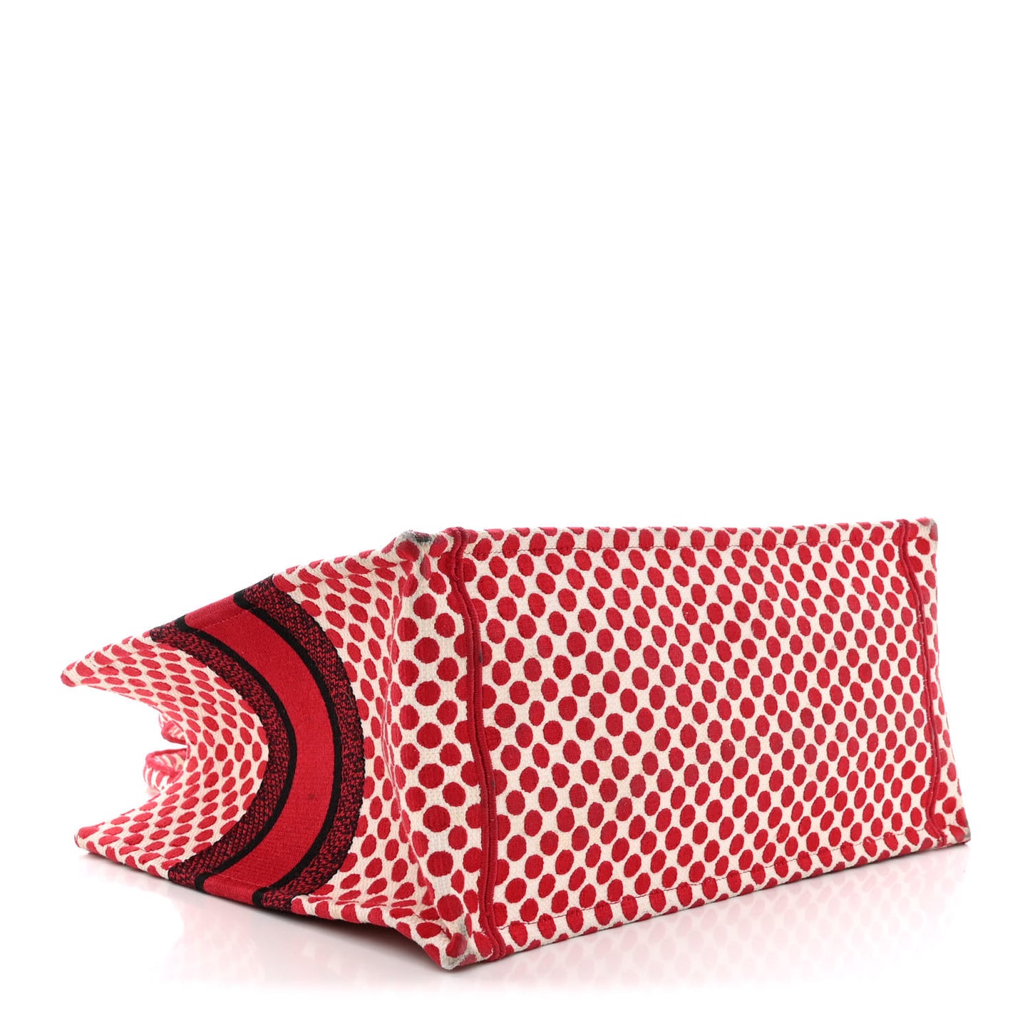 Canvas Medium DiorAmour Dots Book Tote Red