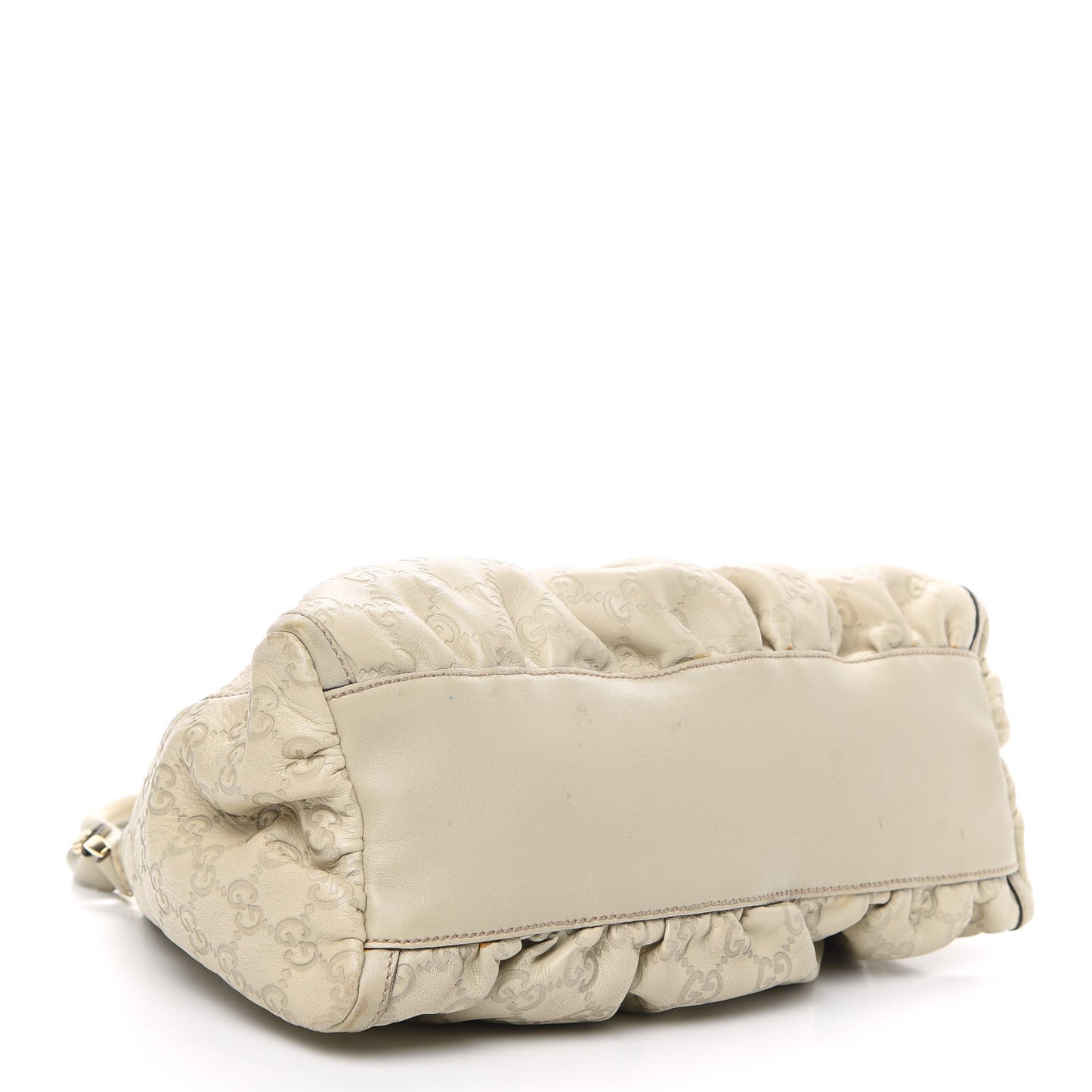 Guccissima Medium D Gold Hobo Off White