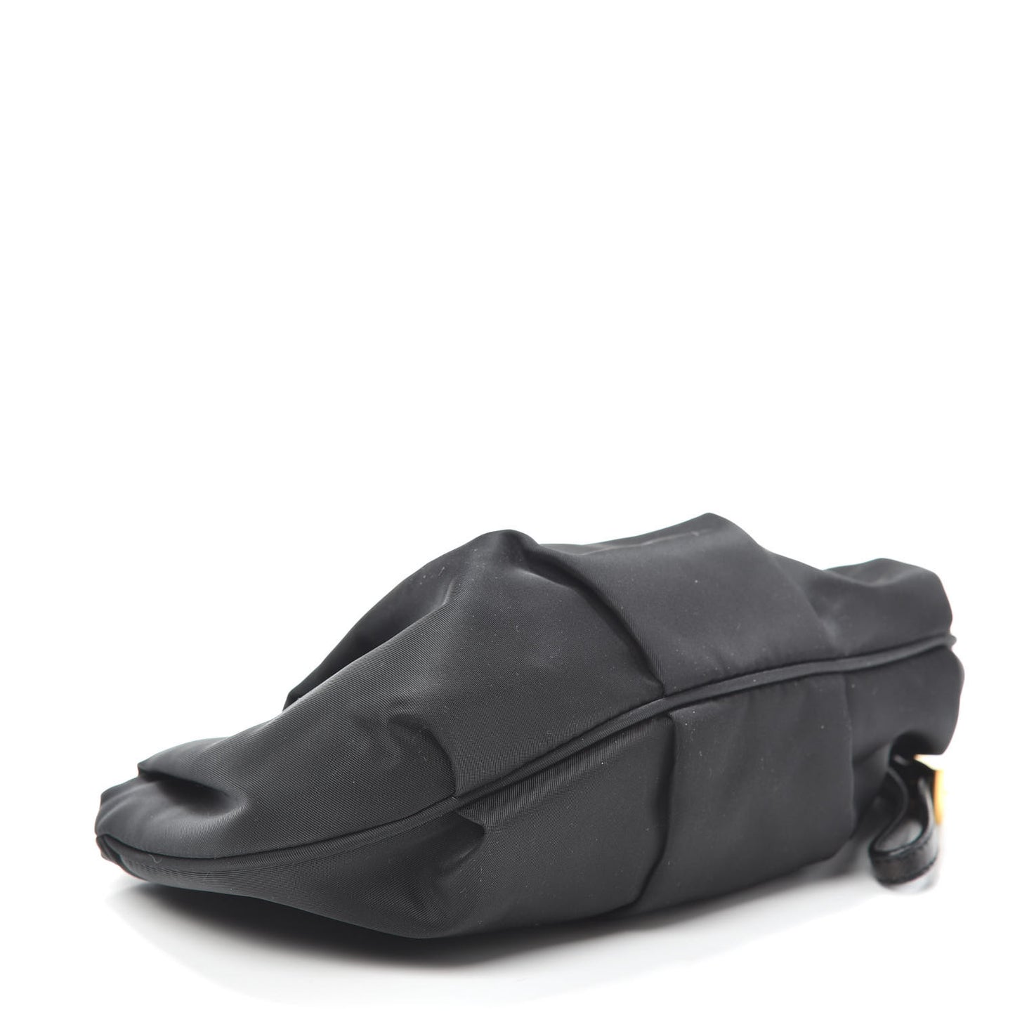 Tessuto Nylon Bow Wristlet Black