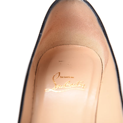 Christian Louboutin Patent Pigalle Follies 45 Pumps 39 Black 10 of 17