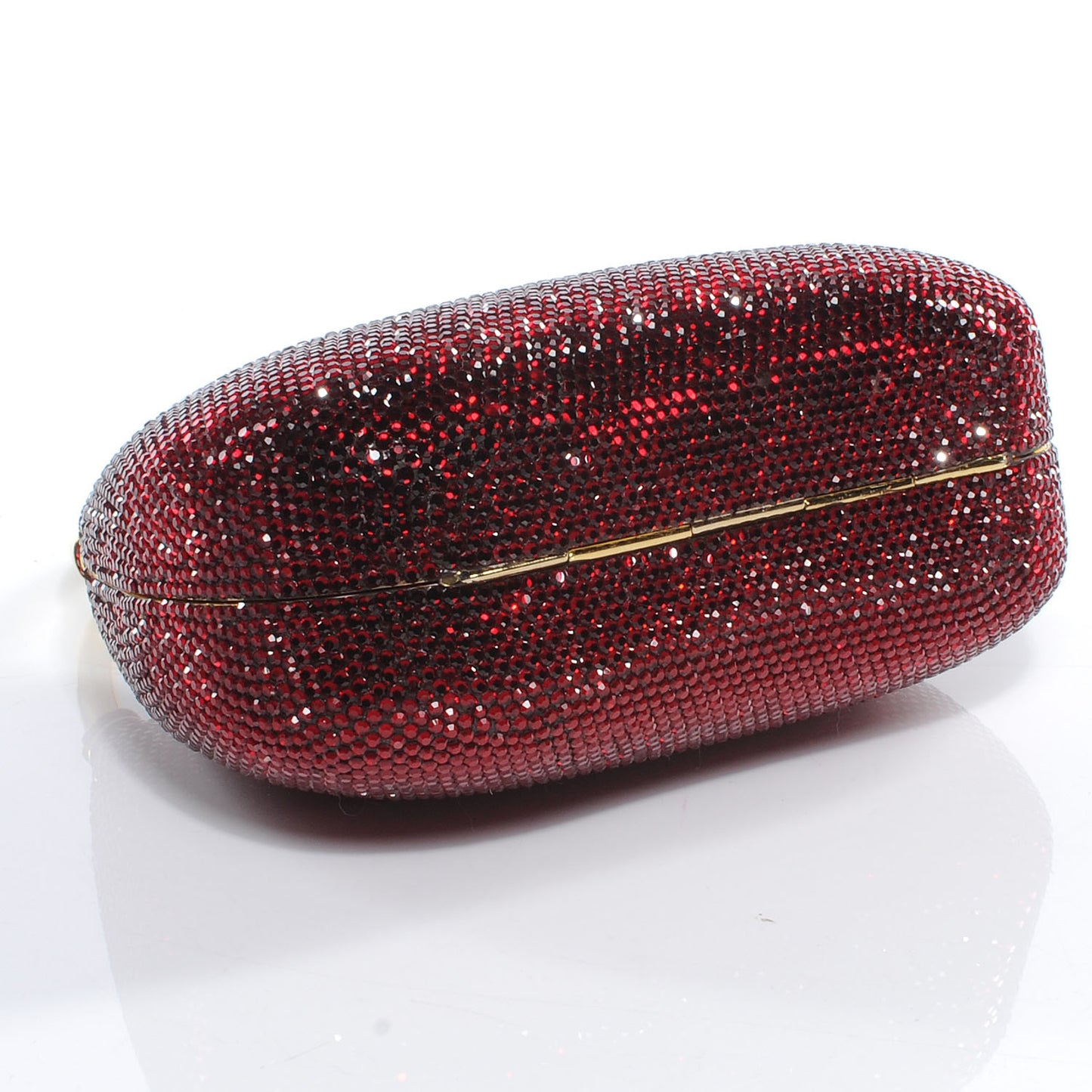 Swarovski Crystal Minaudiere Evening Clutch Red