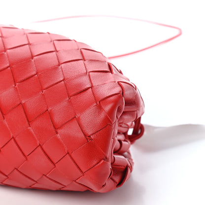 Bottega Veneta Nappa Intrecciato The Mini Pouch Bright Red 6 of 9