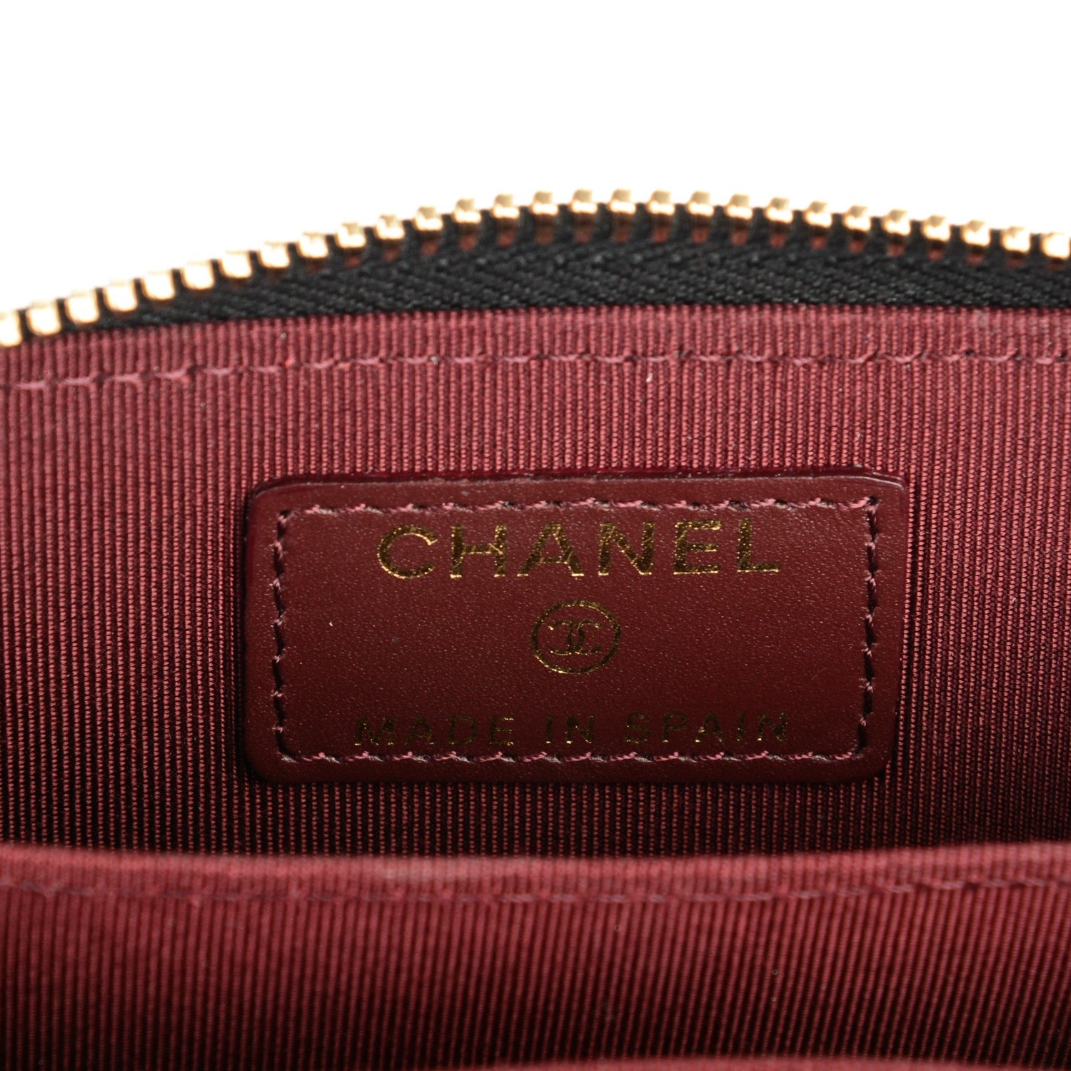 Chanel Caviar Quilted Zip Coin Purse Black 6 of 7