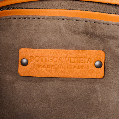 Bottega Veneta Nappa Intrecciato Nodini Crossbody Messenger Orange 6 of 11