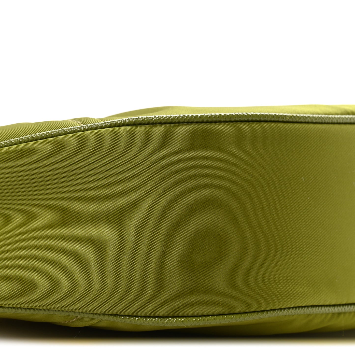 Re-Nylon Saffiano Demi-lune Shoulder Bag Edera