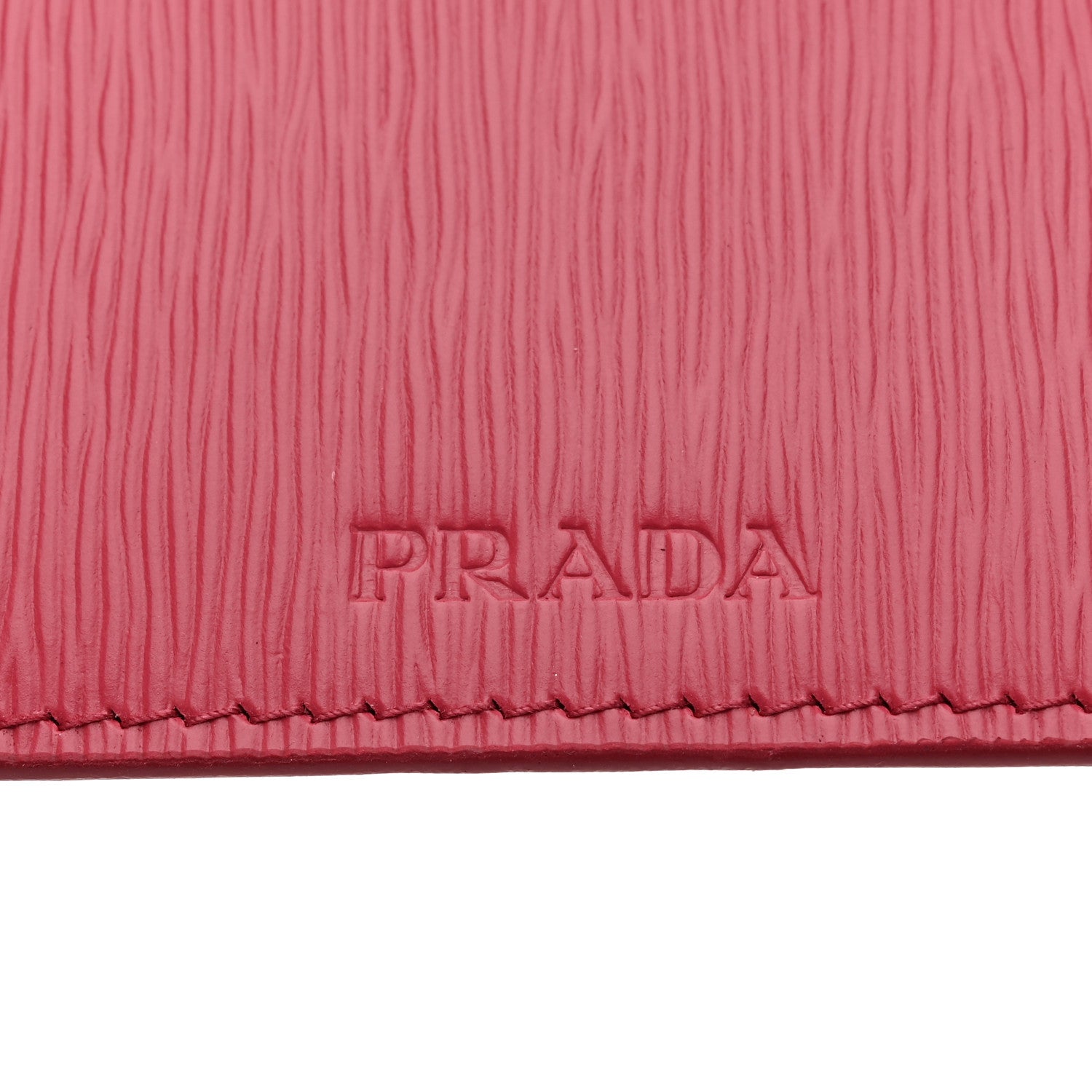 Prada Vitello Move Bi-Color Continental Flap Travel Wallet Petalo Peonia 9 of 12