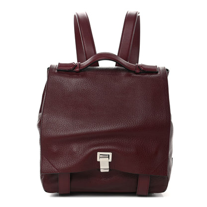 Proenza Schouler Pebbled Calfskin PS Courier Backpack Oxblood 1 of 4