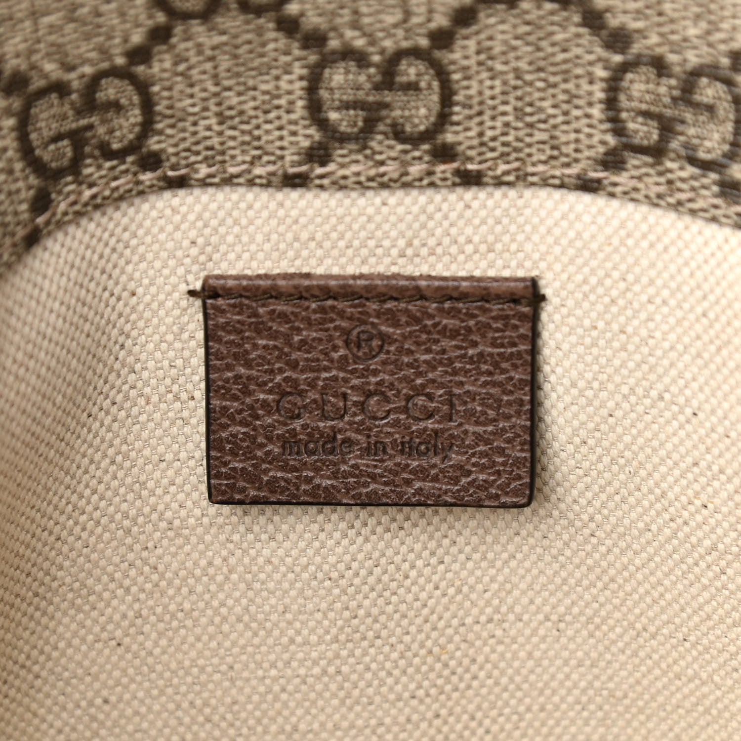 Gucci GG Supreme Monogram Neo Vintage Web Belt Bag Brown 6 of 11