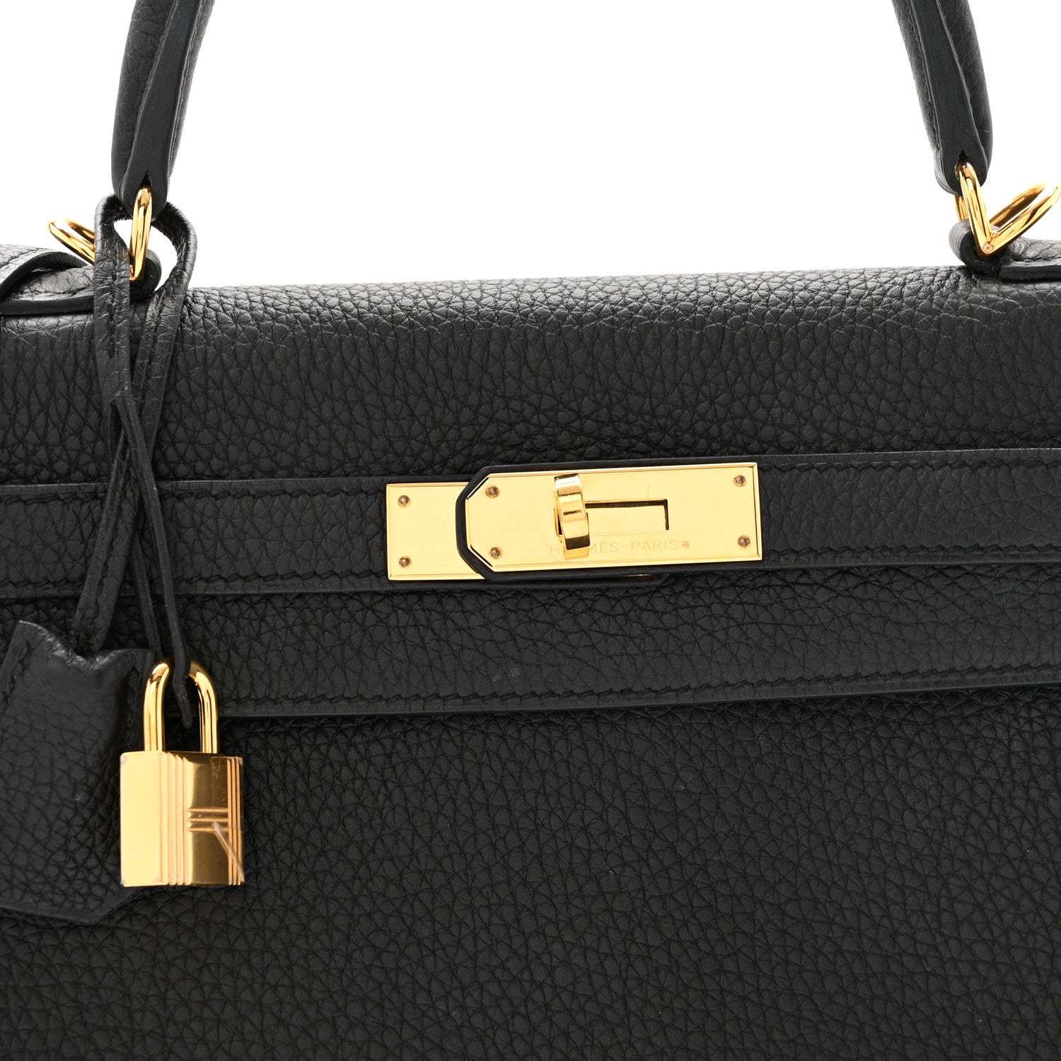 Hermes Togo Kelly Retourne 28 Black 8 of 15