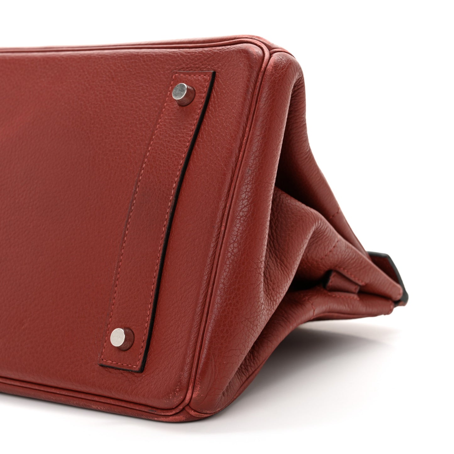 Taurillon Clemence JPG Birkin 42 Rouge H