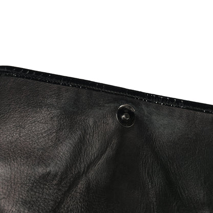 Saint Laurent Patent Crocodile Embossed Lambskin Monogram Medium Niki Chain Satchel Black 12 of 19