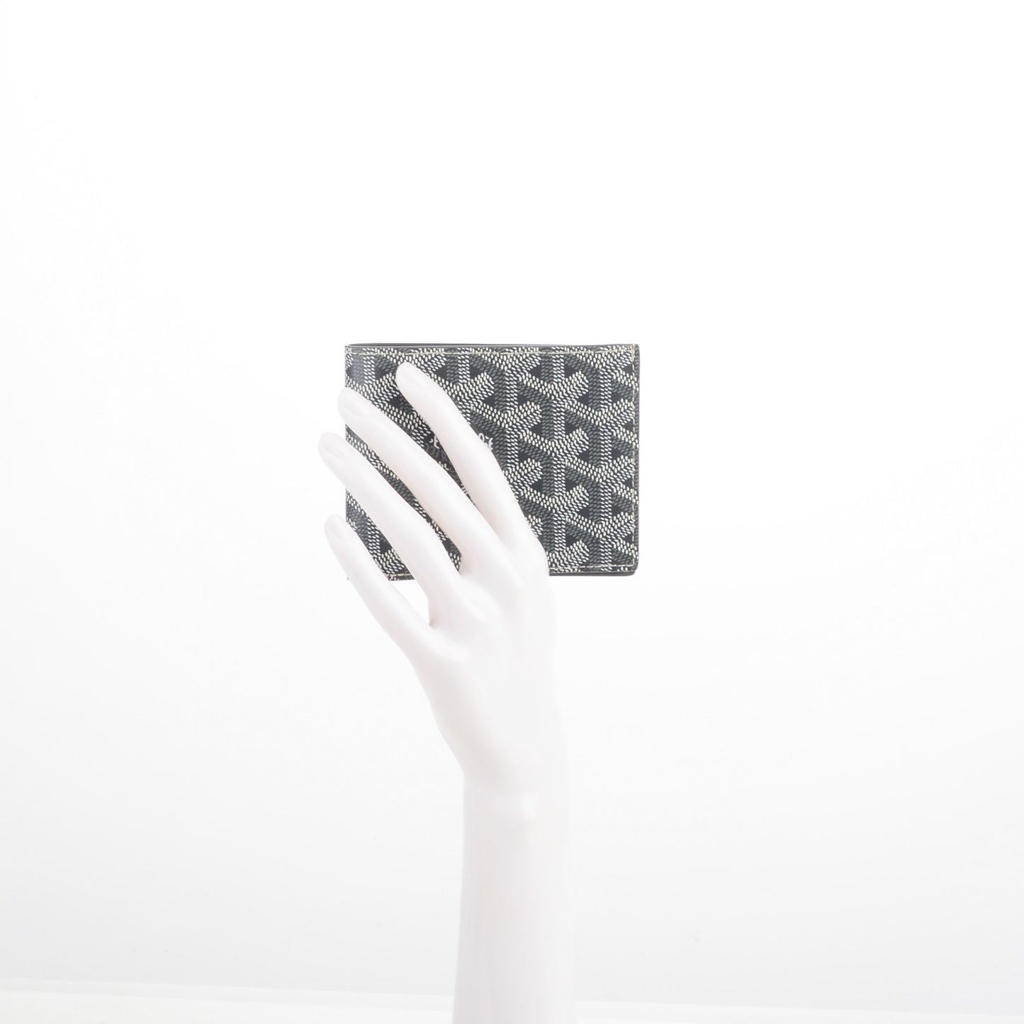 Goyardine Bi-Fold Wallet Grey
