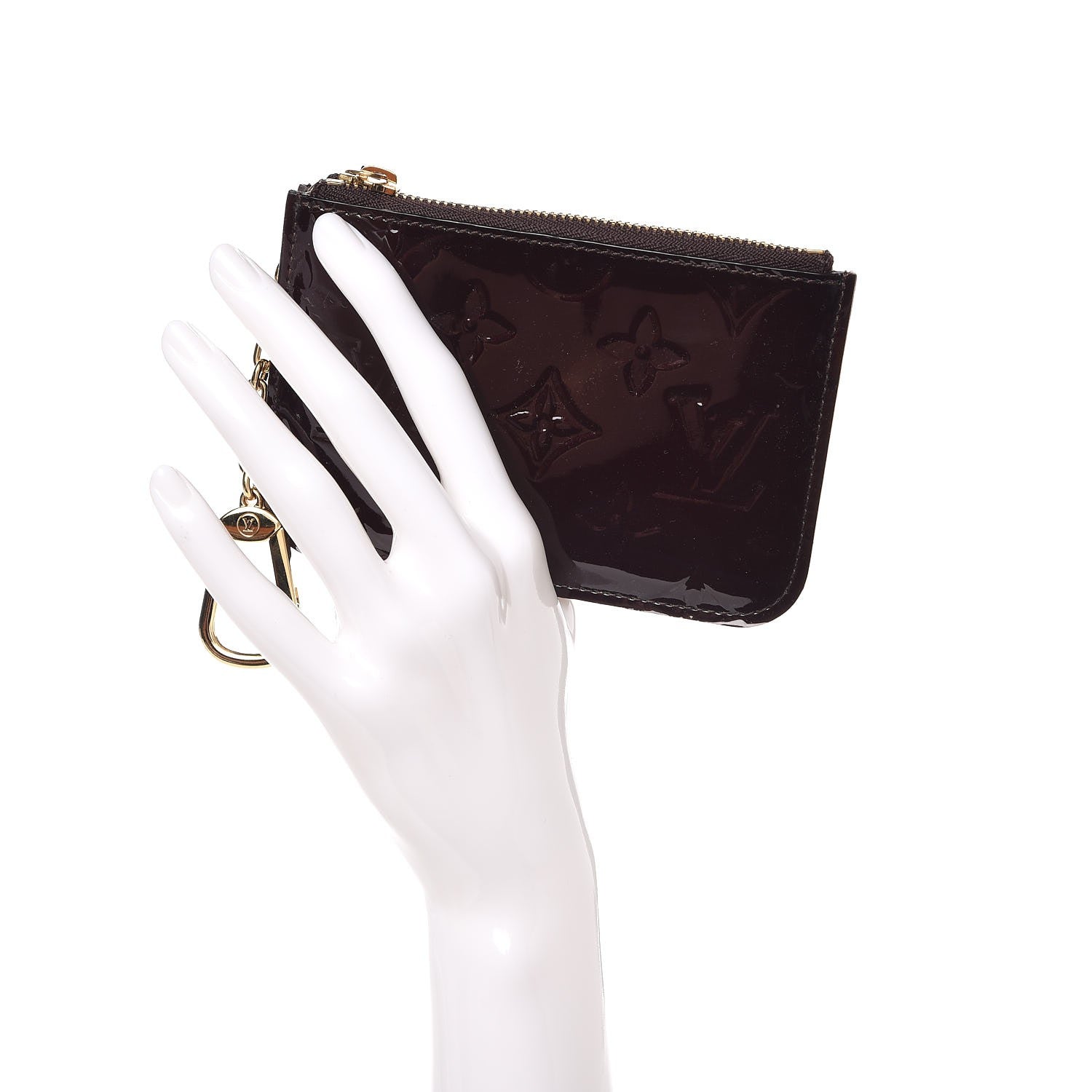 Louis Vuitton Vernis Key Pouch Amarante 2 of 7