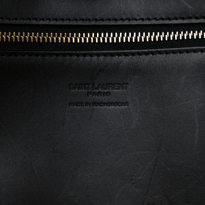 Saint Laurent Raffia Calfskin Medium Panier Tote 6 of 11