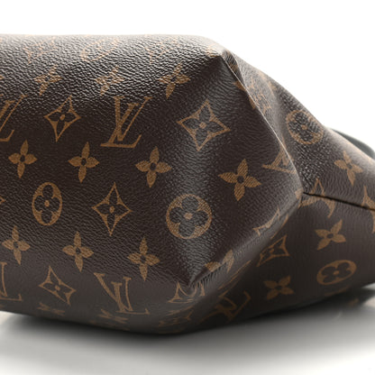 Louis Vuitton Monogram Flower Zipped Tote PM Black 9 of 9