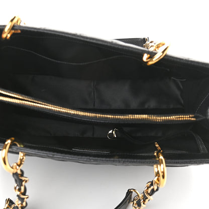 Chanel Caviar Quilted Grand Shopping Tote GST Black 5 of 9