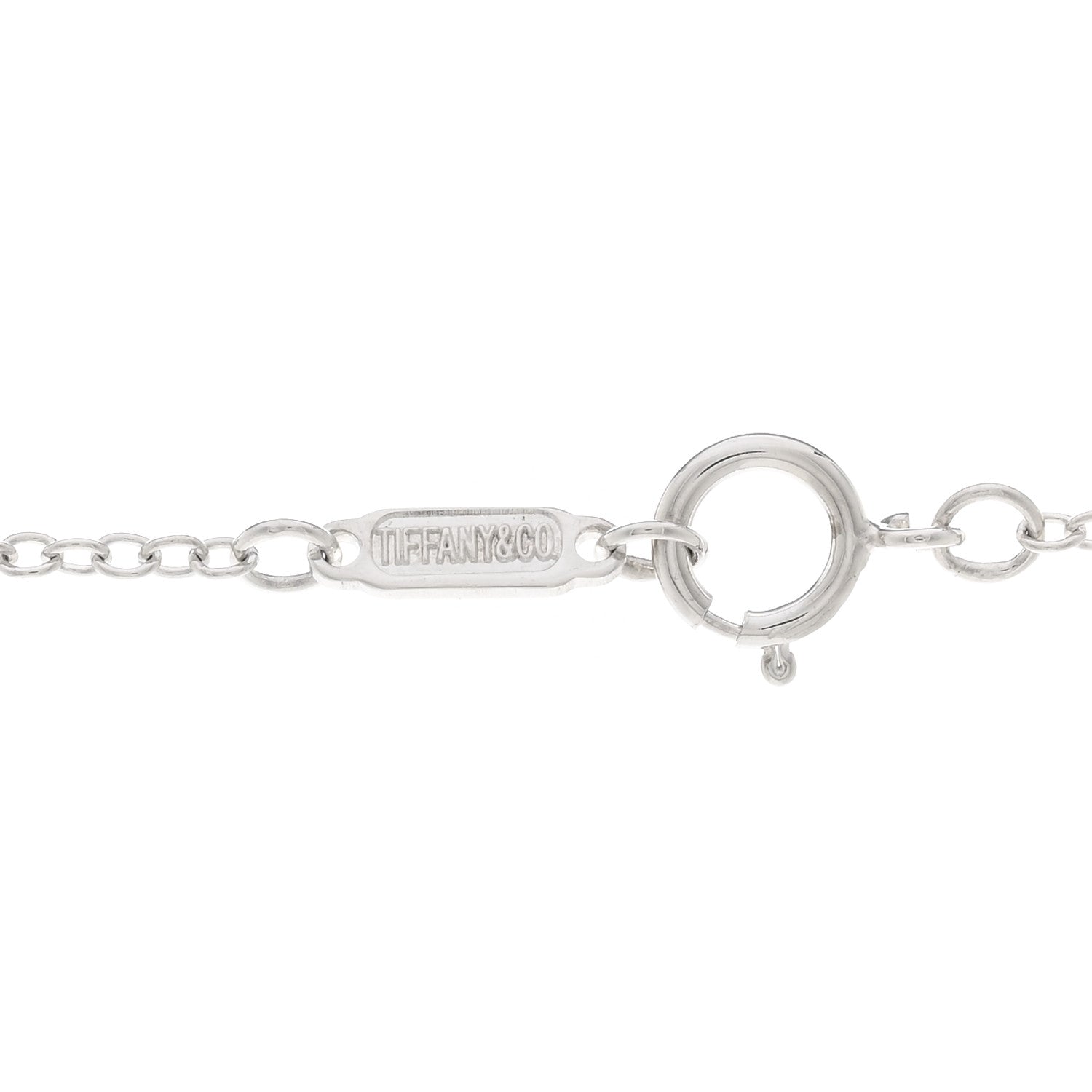 Tiffany Sterling Silver Letters Lariat Necklace 4 of 4
