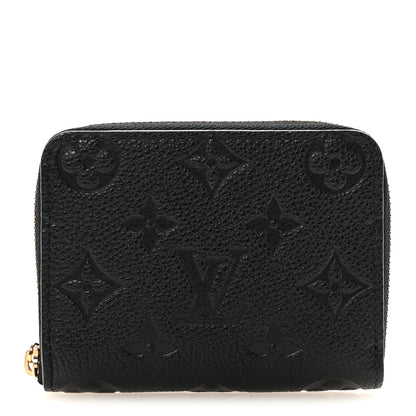 Louis Vuitton Empreinte Zippy Coin Purse Black 1 of 7
