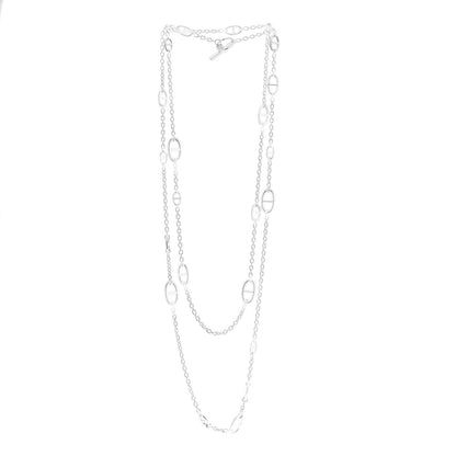 Hermes Sterling Silver Farandole Necklace 160 3 of 6