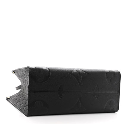 Louis Vuitton Empreinte Monogram Giant Onthego MM Black 4 of 10