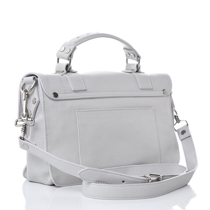 Proenza Schouler Lambskin Tiny PS1 Satchel Pale Steel 3 of 9