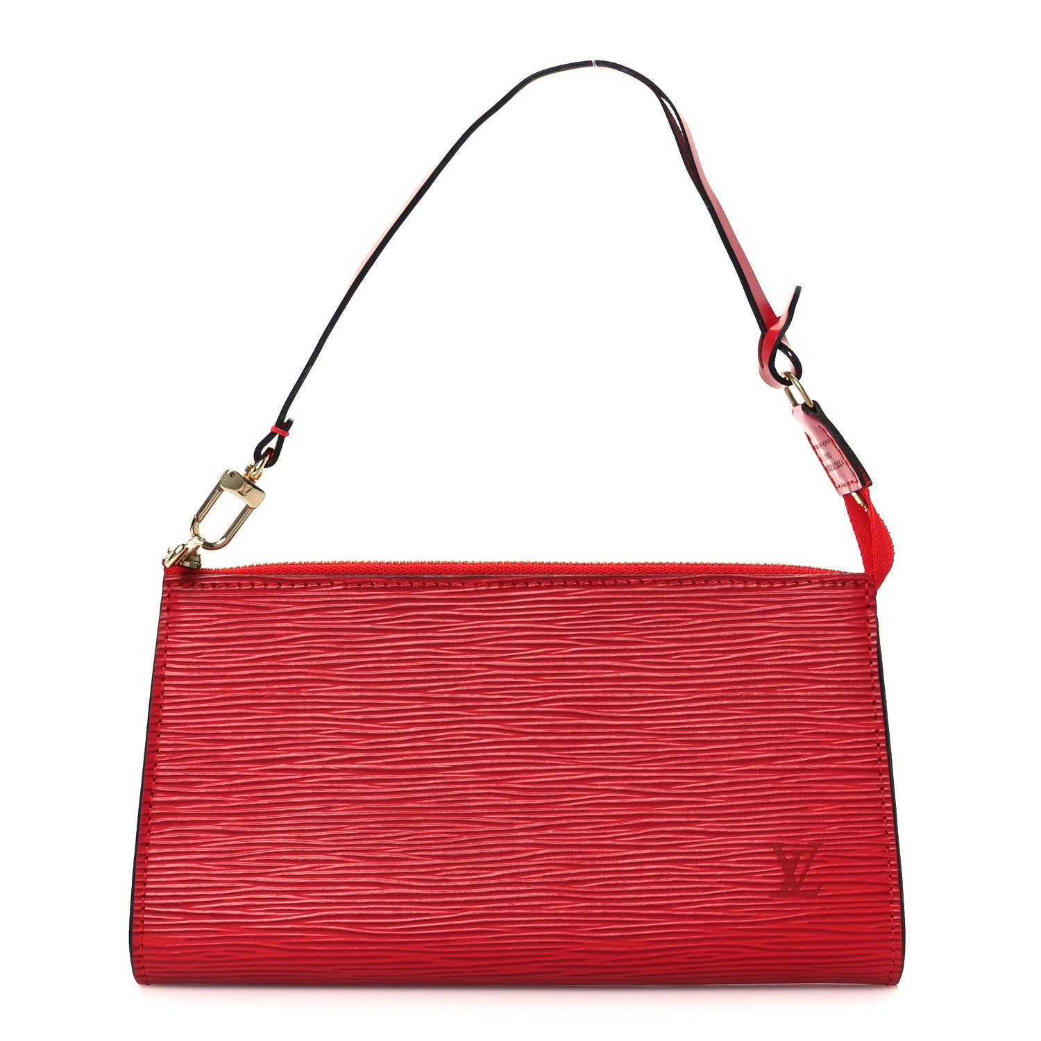 Louis Vuitton Epi Pochette Accessories 21 Castillan Red 1 of 19